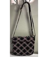 Vera Bradley Chandelier Noir Crossbody Shoulder Handbag Purse Adjustable... - $33.83 CAD