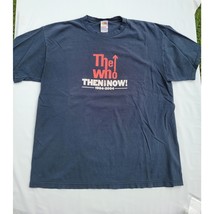 The Who Then and Now 1962-2004 Tour T-Shirt Size L Black - $17.97
