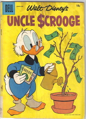 Walt Disney's Uncle Scrooge Comic Book #18 Dell Comics 1957 GOOD - $19.24