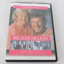 Gaither Gospel Series Because He Lives DVD 2000 Songs Bill Gloria Gaither Hymns - £4.65 GBP