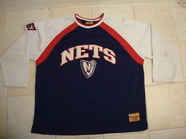 Vintage Nba New Jersey Nets Sewn Warm Up Bigman Giii Carl Banks Jersey Xxl - £22.05 GBP