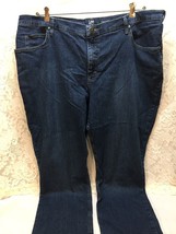 Lee Riders Classic Fit Women&#39;s Blue Jeans Size 24W M Pair #2 - $16.59