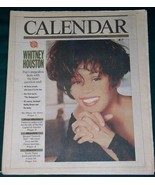 WHITNEY HOUSTON CALENDAR NEWSPAPER SUPPLEMENT VINTAGE 1992 - $47.85 CAD
