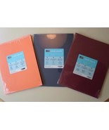 Stampin Up! 8 1/2&quot; x 11&quot; Card stock Paper ORANGE, BURGANDY, NAVY 24 shee... - £23.46 GBP