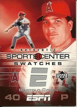 2005 Upper Deck ESPN Sports Center Swatches Bartolo Colon GU-BC Angels - $3.50