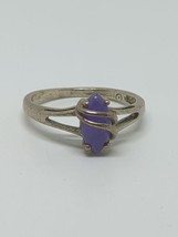 Vintage Sterling Silver 925 Avon Amethyst Ring Size 8 - £17.56 GBP