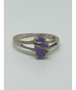 Vintage Sterling Silver 925 Avon Amethyst Ring Size 8 - £17.30 GBP