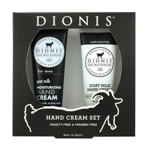 Dionis Goat Milk Skincare Men&#39;s Hand Cream Set of 2 - £19.17 GBP
