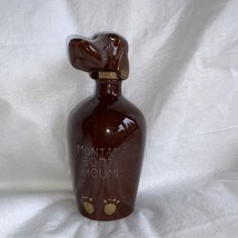Vtg Barware drinking ceramic decanter Montana Hound Dog 9” Japan - £11.89 GBP