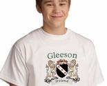 Gleeson Irish Coat of arms tee Shirt in White - $15.63+
