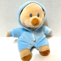 Ty Inc Baby PJ Bear Blue Pajama Bear Plush Stuffed Animal Lovey Security 7&quot; - £8.41 GBP