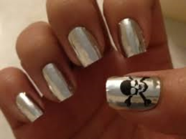 SEPHORA by OPI Chic Print for Nails - Silver Skulls RARE - £14.20 GBP