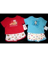 BOYS 6-9 MONTHS  Disney Mickey Mouse Aloha &amp; Disney Pixar Cars Red DIAPE... - £12.50 GBP