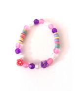 Pink Colorful Glass &amp; Clay Beaded bracelet for her. - $8.94 CAD