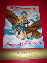 Craft Gift Activity Book Unicorn Songs Anime Cartoon Story 75 Reusable S... - £3.79 GBP