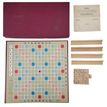Scrabble Crossword Game - Selchow &amp; Righter Co 1953 - £13.10 GBP