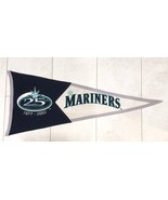 Seattle Mariners 25th Anniversary 1977-2002 Wool Blend Pennant 17&quot; x 40&quot;... - £7.90 GBP