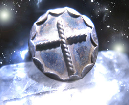 HAUNTED RING ANTIQUE CROSS ETERNAL ORDER RETURN ALL BACK TO OTHERS MAGICK  image 2