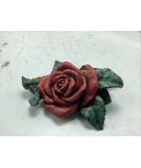 Casket Rose Red Painted Resin Batesville Co. Life Symbols 2006 - $27.34 CAD