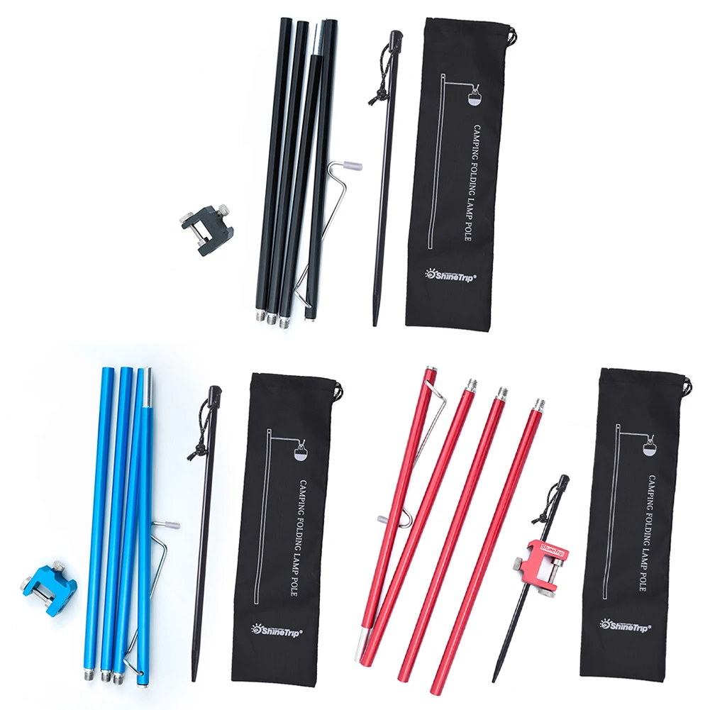 Shine Trip Multifunctional Outdoor Camp Lamp Pole Kit Hanging Light Fixed Holder - £14.88 GBP+