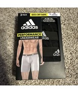 Adidas Performance Black Longer Boxer  Brief Quick Dry Fabric 3pk Size S... - $29.37 CAD