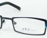 OGI Modell 5022 1030 Schwarz/Blau Blaugrün Brille Rahmen 48-20-135mm (No... - $54.44