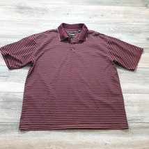 Bolle Mens Short Sleeve Shirt Large Golf Sport Casual Athletic Maroon Go... - $15.67