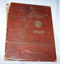 1945 The Owl yearbook-Paris HS-Paris, TX-signed-Some Damage - £7.47 GBP