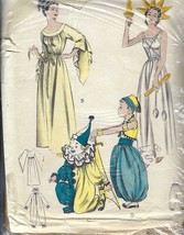 Butterick 6758 #1 Sz 6-8 Child&#39;s Miss Liberty,Grecian, Persian, Clown Costumes - £4.01 GBP