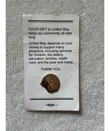 VINTAGE UNITED WAY PIN  with original paper backing  Great condition!!  ... - £3.87 GBP