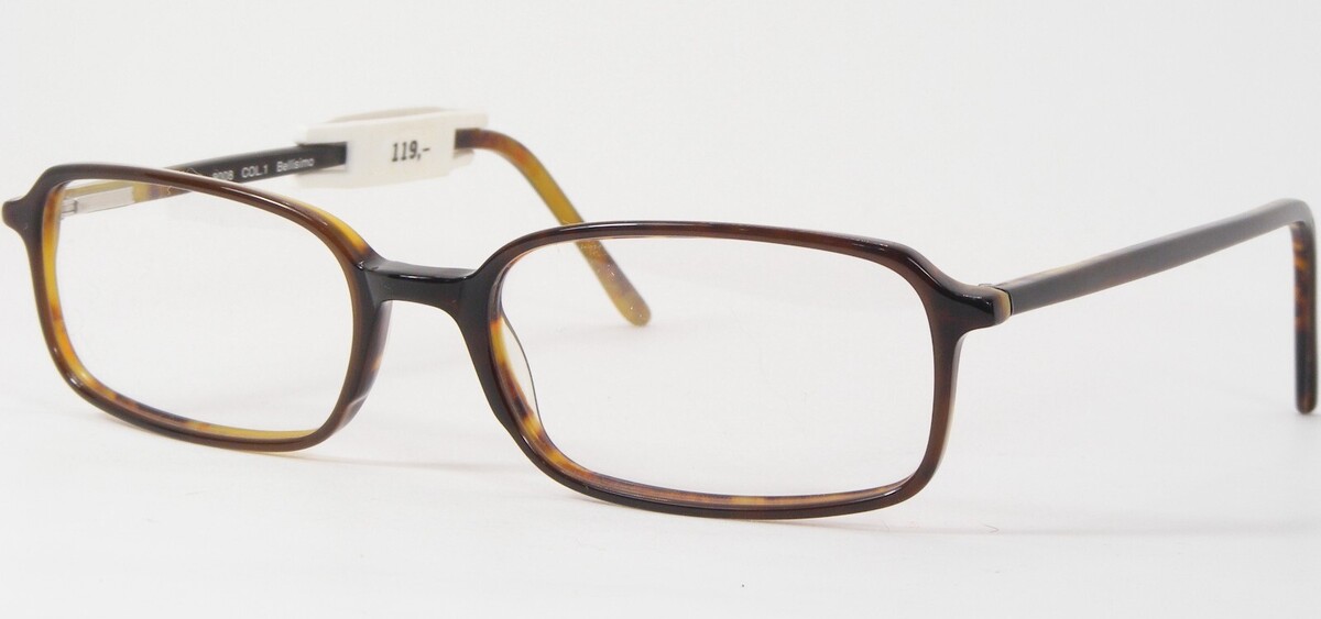 Bellisimo BBR 8008 1 Brown Schildplatt Einzigartig Selten Brille 52-17-1... - $66.16