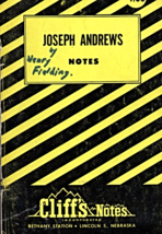 Joseph Andrews -Cliff&#39;s Notes-1963 - paperback book - £2.35 GBP