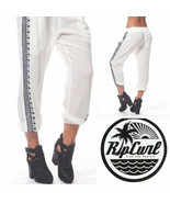 Rip Curl Women&#39;s Oceana Surfwear Embroidered Beach Pant, Vanilla White, ... - $68.95 CAD