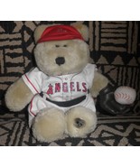  California Angels stuffed animal bear MLB mitt and ball - £12.72 GBP