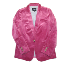 NWT J.Crew Parke Blazer in Dried Rose Pink Velvet Cotton Single Button Jacket 4 - £119.62 GBP