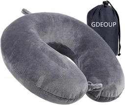 Travel Neck Pillow - Memory Foam Pillow Support Pillow,Luxury Compact &amp; Lightwei - £14.54 GBP