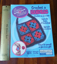 Craft Gift Quincraft Yarn Activity Kit Beginner Learn Crochet Purse Need... - $18.99