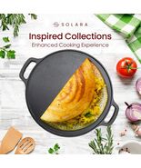 Cast Iron Tawa for Dosa Uthappam, Roti, Chapati, Naan, 12" Inch ,Gas&amp;Ind... - $93.83