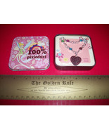 Disney Fairies Girl Fashion Tin Tinkerbell Genuine Crystal Bracelet Jewe... - $19.47 CAD