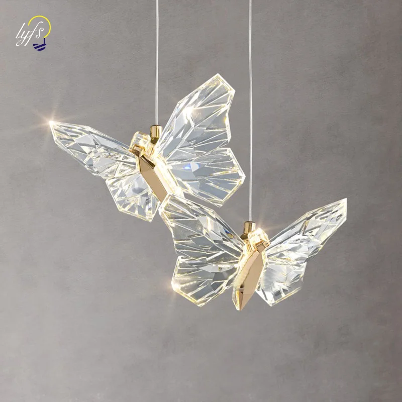 Butterflies LED Pendant Lights  Indoor Lighting For Home Kitchen Living Room roo - £207.81 GBP