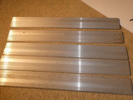 Lot of 5 Vintage O Scale Heavy Aluminum Passenger Car Roof/Walls 21 1/2&quot;... - £51.43 GBP