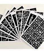Henna Tattoo Stencils New Open Box Lot Of 10 Pages Various Design Themes... - $28.01 CAD