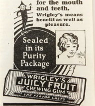1924 Wrigley&#39;s Chewing Gum After Every Meal Advertisement Candy 4.25 x 2... - $16.49