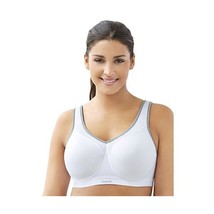 Glamorise Women&#39;s High Impact Underwire Sport Full Coverage Bra, White (White/Gr - $163.00