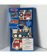 MELISSA &amp; DOUG CREATE-A-CRAFT WOODEN VEHICLE MAGNETS TO DECORATE NEW SEALED - $11.78