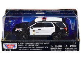 2015 Ford Police Interceptor Utility Black &amp; White LAPD Los Angeles Police Depar - £20.98 GBP