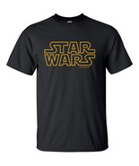 New Star Wars Classic 1977 Logo T-Shirt All Sizes S-2XL - $378.38 MXN
