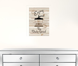 The Daily Grind 4 White Framed Print Kitchen Wall Art - $79.99