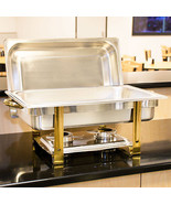 New Deluxe 8 Qt. Deluxe Full Size Gold Accent Chafer best price with REBATE - $189.49 CAD