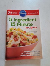 Pillsbury Cookbook: 5 Ingredient 15 Minute Recipes - 2011 - 72 Recipe Cards - £5.57 GBP